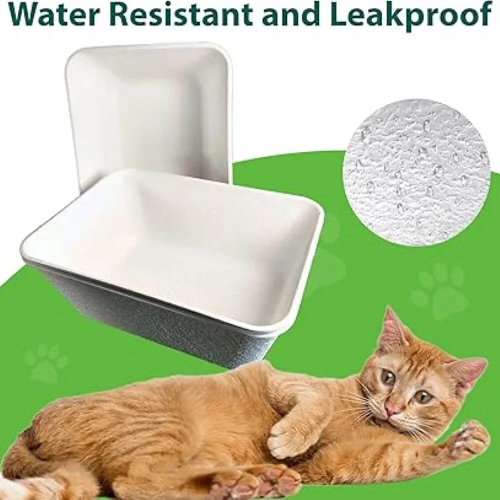 Disposable Litter Boxes for Cats Baking Soda Effect and Maximum Odor Control(5)